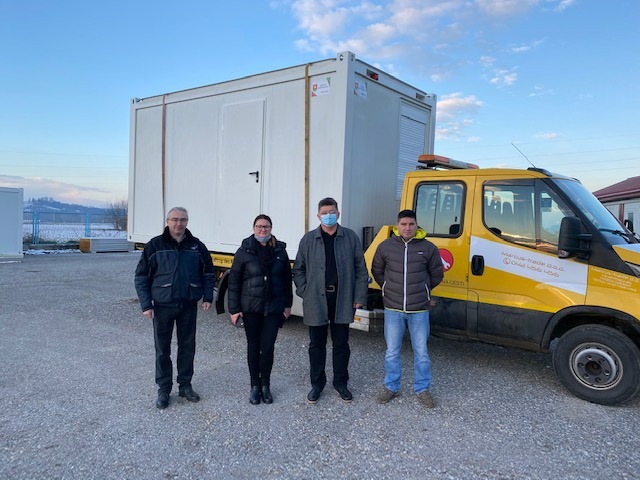 Općina Martijanec dostavila na korištenje kontejner obitelji iz Gline