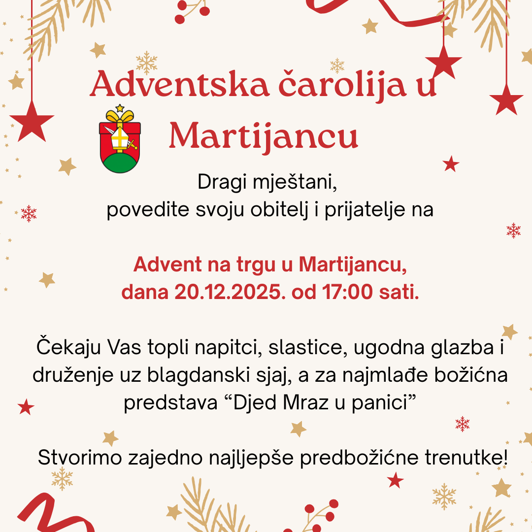ADVENTSKA ČAROLIJA U OPĆINI MARTIJANEC