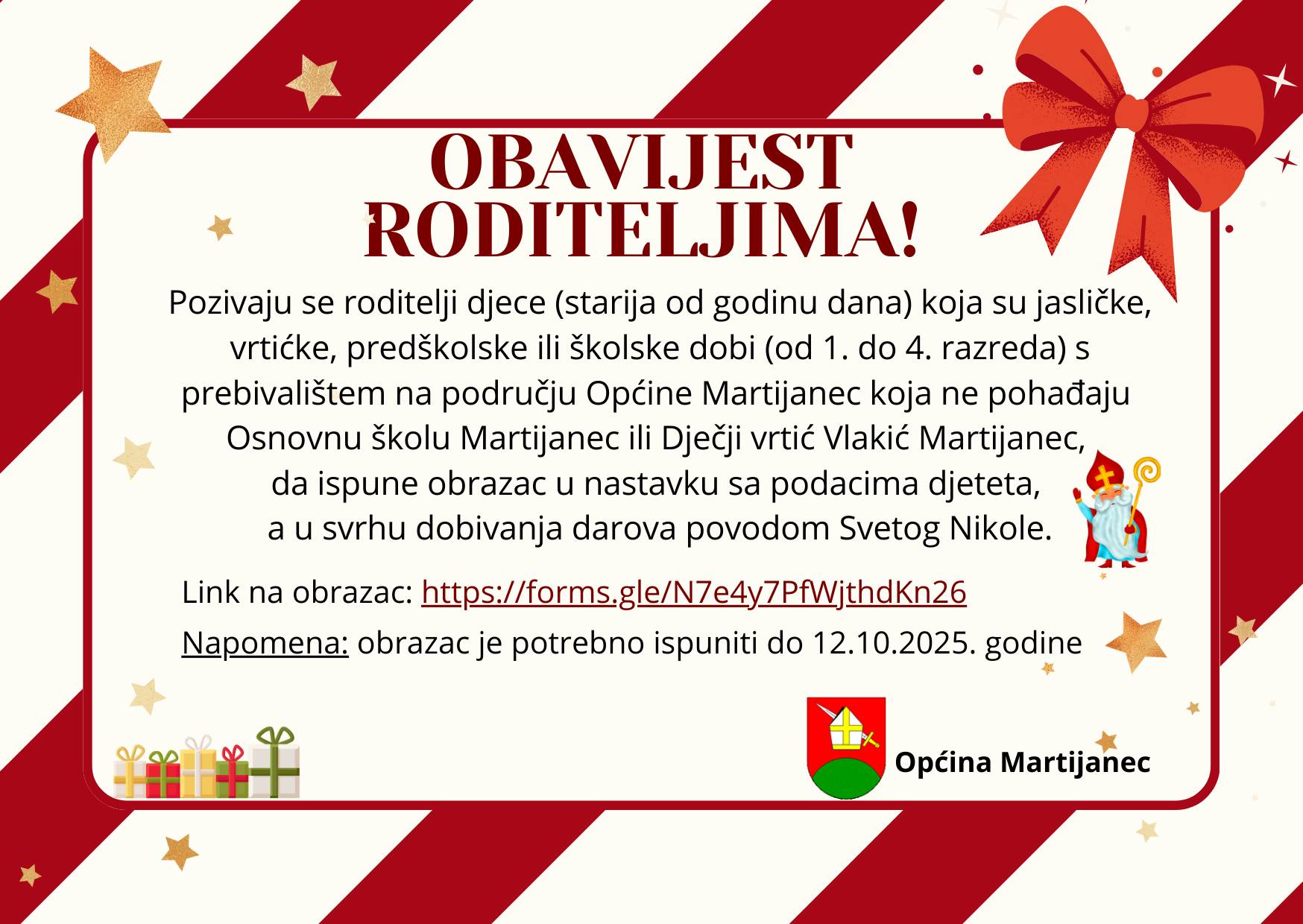 POŠTOVANI RODITELJI