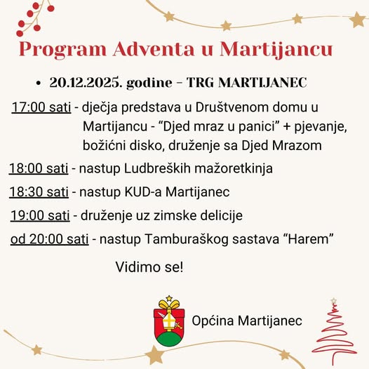 PROGRAM ADVENTA U MARTIJANCU