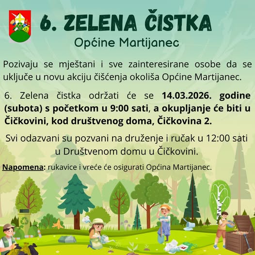 NOVA ZELENA ČISTKA OPĆINE MARTIJANEC