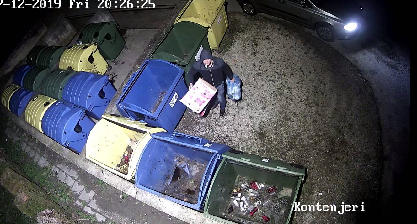 FOTO, VIDEO: Apel za pomoć pri identifikaciji nesavjesnih odlagatelja otpada u kontejnere na grobljima