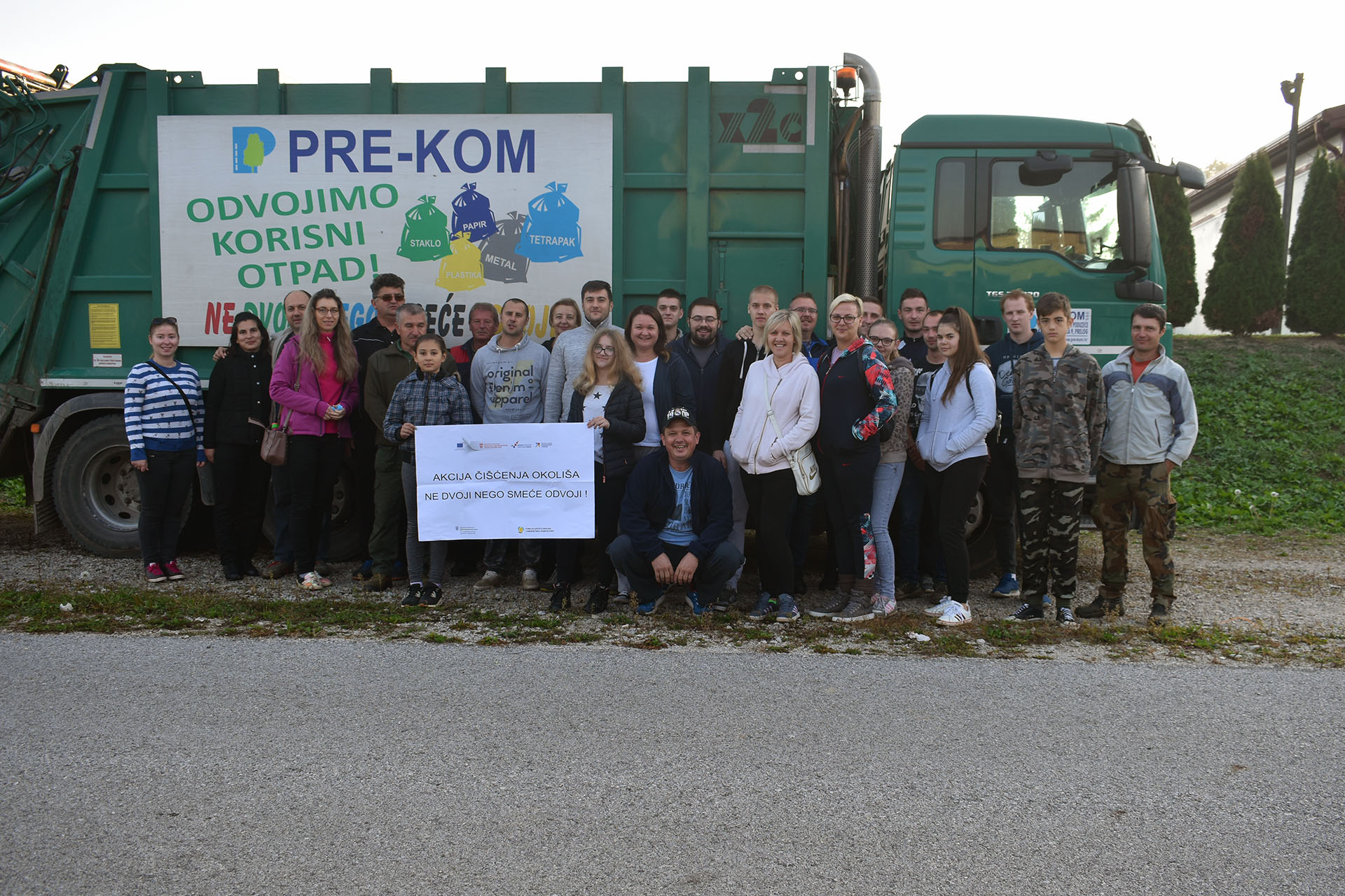 Akcija čišćenja okoliša “Ne dvoji nego smeće odvoji”