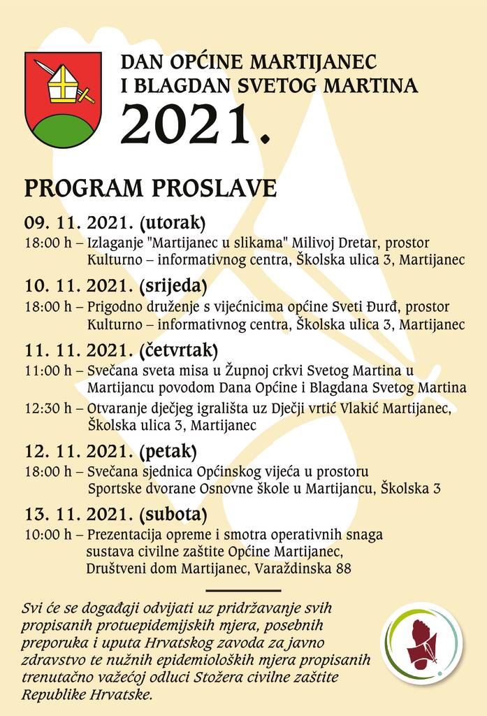 Dan Općine Martijanec i blagdan svetog Martina 2021.