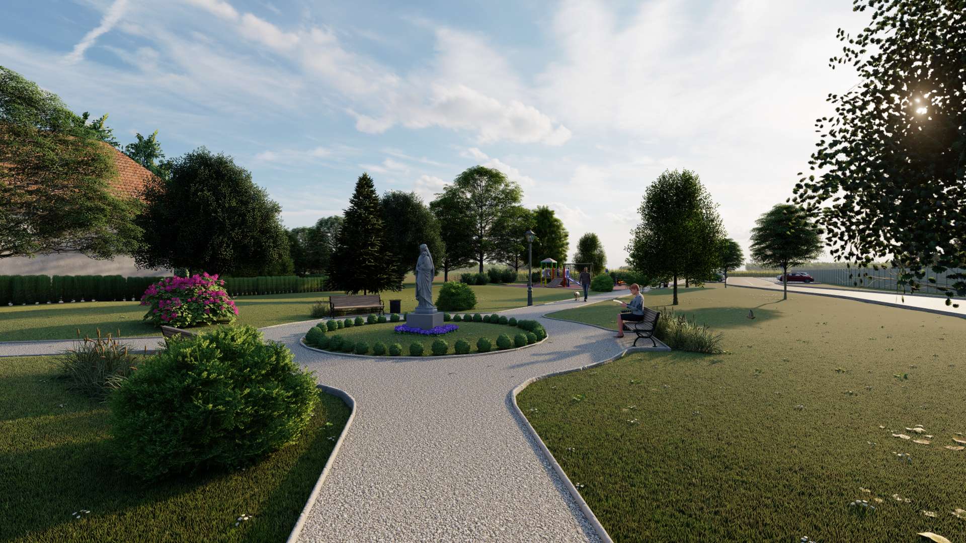 Idejno rješenje Parka i parkirališta uz Župnu crkvu sv. Martina u Martijancu