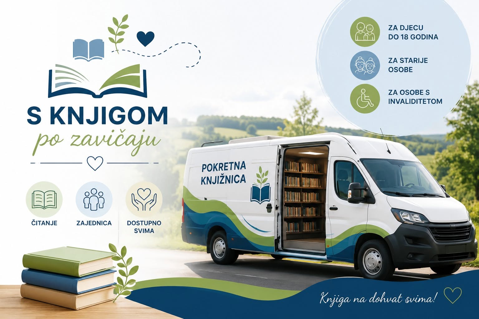 Projekt „S knjigom po zavičaju“ donosi pokretnu knjižnicu i stanovnicima Općine Martijanec